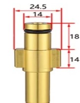 МЕТАЛЛИЧЕСКОЕ КОПЬЕ STALCO 50 СМ С МОЮЩИМИ НАСАДКАМИ