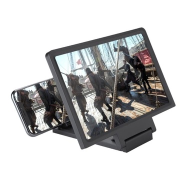 ЭКРАН УВЕЛИЧЕНИЯ 3D ДЛЯ ТЕЛЕФОНА, ЧЕРНЫЙ