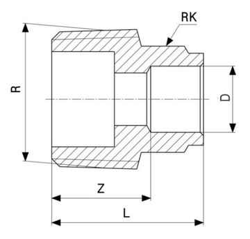 Ниппель резьбовой 1/2x15 LW Viega DIAMOND оригинал