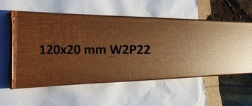 profil 120X20mm panel drewnopodobny imitacja drewna W2P22 1 m
