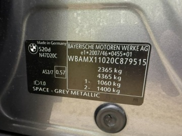 BMW Seria 5 F10-F11 Touring 520d 184KM 2010 BMW 520 D 184 Konie Navi Automat Xenon Alu18 Super, zdjęcie 39