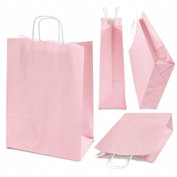 Бумажные пакеты MIX PASTEL 24x10x32 см