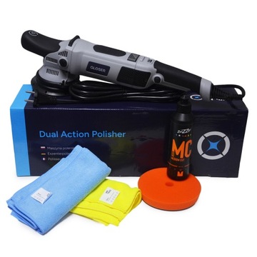 GLOSER DA 15mm maszyna polerska dual action zestaw