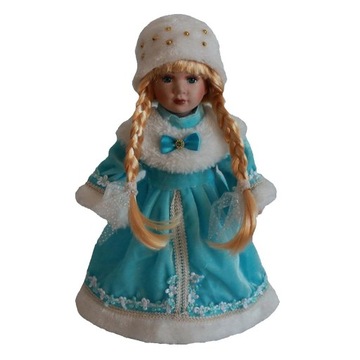 30cm porcelanowy pluszowy garnitur, stojąca