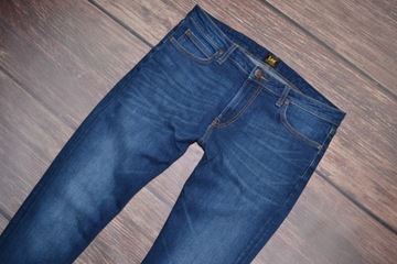 LEE MALONE SKINNY BRIGHT BLUE L736KIGY SPODNIE JEANS 33/34