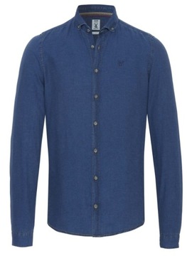 Elegancka Jedwabista Koszula PURE Denim 43/44 XL