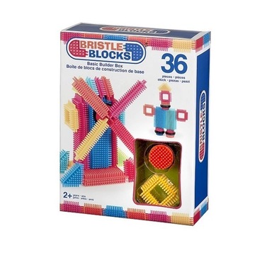 Klocki jeżyki w pudełku Bristle Blocks 36 el.