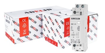 ADELID МОДУЛЬНЫЙ КОНТАКТОР 230В 25А 1P 1F 2НО 2Z