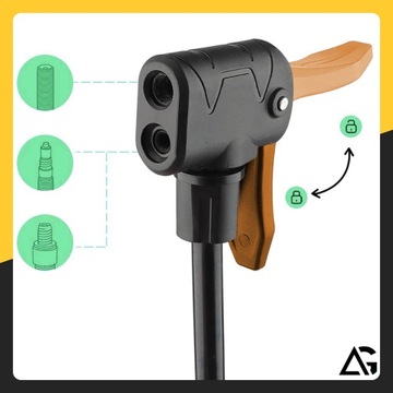 НАПОЛЬНЫЙ АВТОМОБИЛЬНЫЙ ВЕЛОСИПЕДНЫЙ НАСОС С МАНОМЕТРОМ ДЛЯ ВЕЛОСИПЕДНЫХ МЯЧИКОВ