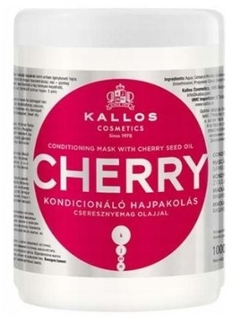 KALLOS MASKA DO WŁOSÓW CHERRY Kondycjonująca Odżywka z olejem 1000 ML