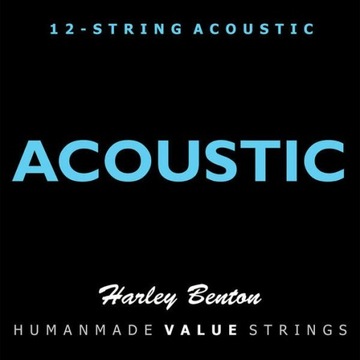 HB STRUNY DO GITARY AKUSTYCZNEJ 12STRUN WE12 10-50