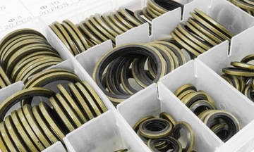 ШАЙБЫ МЕТРИЧЕСКИЕ ДЛЯ СЛИВНЫХ ПРОБОК НАБОР ШАЙБ М6-30 240 ШТ.