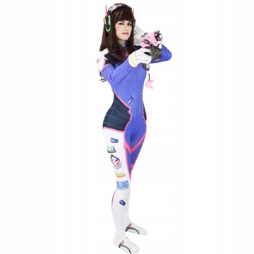АНИМЕ КОСПЛЕЙ D.VA OVERWATCH КОСТЮМ 164/170