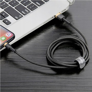 КАБЕЛЬ BASEUS STRONG USB ДЛЯ LIGHTNING IPHONE IPAD ПЛЕТЕННЫЙ КАБЕЛЬ 2A 3M