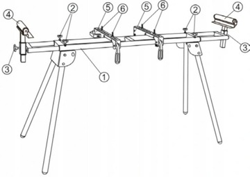 STÓŁ ROBOCZY DO UKOŚNICY PIŁY PILARKI PRZECINARKI WARSZTATOWY VANDER