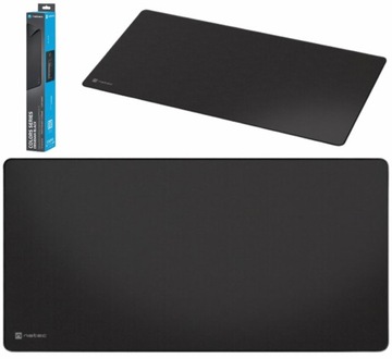 DUŻA PODKŁADKA GAMINGOWA POD MYSZ BIUROWA CZARNA 40CM x 80CM