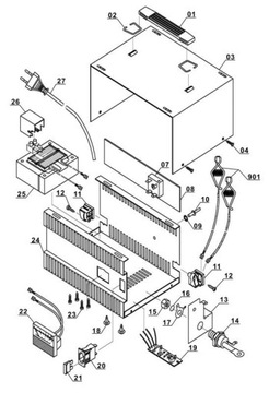 Тиристор 20А Einhell BT-BC 22 BT-BC 10 CC-BC 10