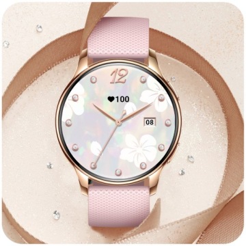 СМАРТ-ЧАСЫ ЖЕНСКИЕ ЧАСЫ МЕНЮ PL 300 мАч AMOLED 2 ДИАПАЗОНА BT 5.2 SMS-ЗВОНКИ