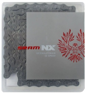 SRAM łańcuch PC NX EAGLE 12rz. BOX 126 + SPINKA