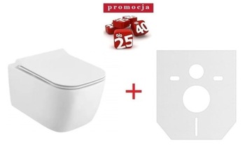 Excellent miska Doto S Pure Rim 49cm z deską sedes