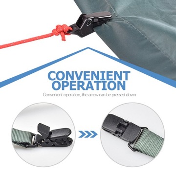 ЗАЖИМЫ ДЛЯ КЕМПИНГОВЫХ ПАЛАТОК CARPAS OUTDOOR TEEPE