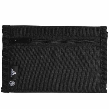 ADIDAS ESSENTIALS WALLET HT4741 SPORTOWY MIĘKKI PORTFEL SKŁADANY CZARNY