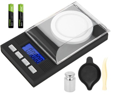 ELEKTRONICZNA WAGA JUBILERSKA 50g/0.001g PRZENOŚNA
