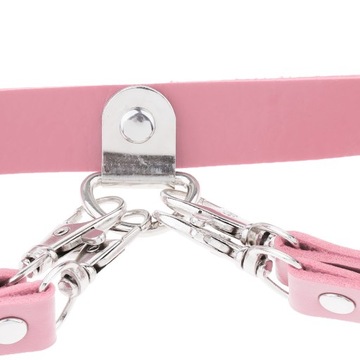 Biżuteryjny łańcuszek na talię dla kobiet Punk Body Belt Pink