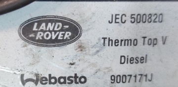 WEBASTO RANGE ROVER SPORT DISCOVERY III IV