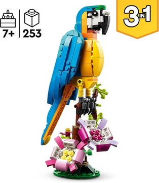 LEGO CREATOR 3IN1 EXOTIC ANIMALS 31136 РЫБА-ЛЯГУШКА ДЛЯ ДЕТЕЙ 24 ЧАСА ДЛЯ ВЕЧЕРИНКИ