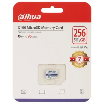 KARTA PAMIĘCI TF-C100/256GB microSD UHS-I, SDXC 256 GB DAHUA