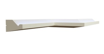 Listwa LED Sufitowa,Listwa Przysufitowa + Narożniki Graits 120x60mm
