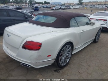 Bentley 2015 Bentley Continental GT Speed 2015, silnik 6.0 W12 625KM, Cabrio 6.0 Benzyna, zdjęcie 4
