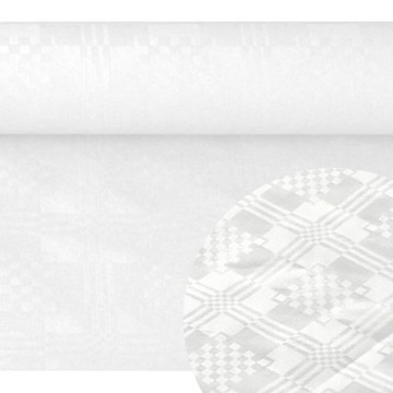 Obrus papierowy plamoodporny rolka 1,2 m x 50 m NABŁYSZCZANY prostokąt
