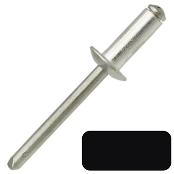 NITY ZRYWALNE 4X10mm - KOLOR RAL9005 - 100 SZTUK