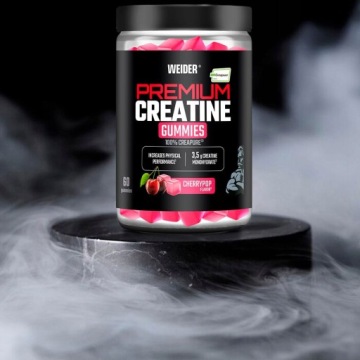 WEIDER CREATINE GUMMIES 60 ШТ. CREATINE GUMMIES MONOHYDRATE CREAPURE CHERRY