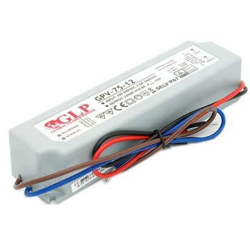 Zasilacz LED hermetyczny 12V 75W 6A GLP GPV IP67