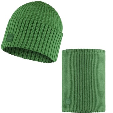 Zestaw Buff czapka+komin knitted rutger mint