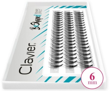 CLAVIER BeShaped Пучки ресниц 6 мм – B-завиток