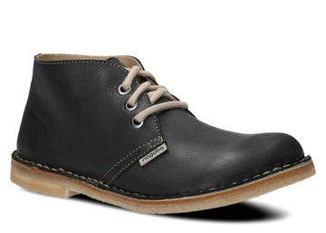 NAGABA 082 CZARNY RUSTIC - TRZEWIK DAMSKI - ROZMIAR 40