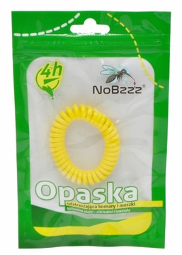 NoBzzz OPASKA NA KOMARY i MESZKI DLA DZIECI Żółta