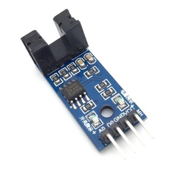 Czujnik szczelinowy LM393 pomiar prędkości Arduino