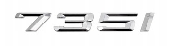 BMW 735i EMBLEMAT ZNACZEK CYFERKI NAKLEJKA NAPIS