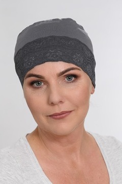Turban ŚPIOSZEK Z KORONKĄ Turbany Lidia 1/42