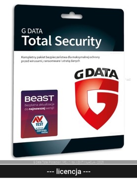 G Data Total Protection 1PC / 1 rok KONTYNUACJA - 2025
