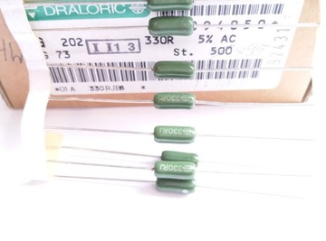 [4szt] Rezystor 330R 5% 4W G202 Draloric