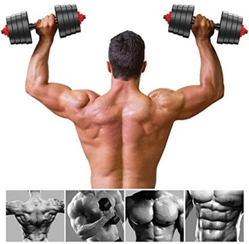 ТВЕРДЫЕ БИТУМНЫЕ гантели 20 кг 2X10 кг 2X гантели НАБОР гантелей Штанга Штанга