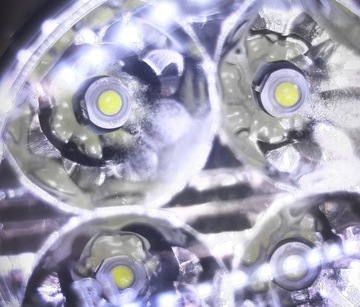 Światła do jazdy dziennej LED DRL OKRĄGŁE METAL