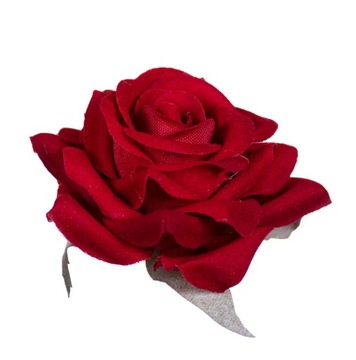 X12 Красная бархатная роза, ИСКУССТВЕННАЯ головка
