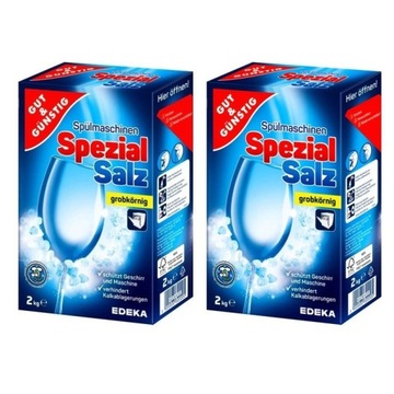 Sól do zmywarki gruboziarnista G&G 2 kg IMPORT DE Gut&Gunstig